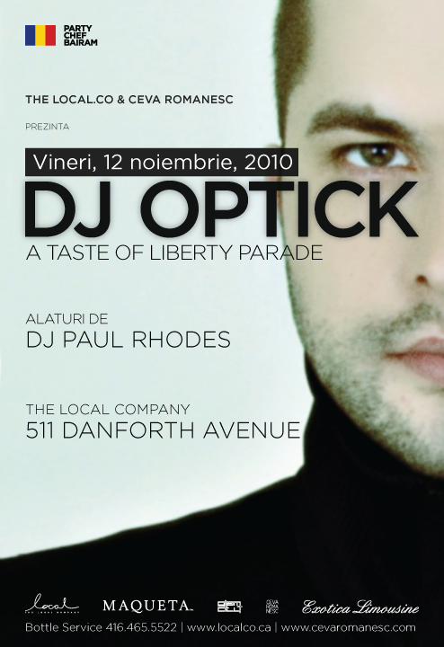 Dj Optick @ The Local Company, Toronto