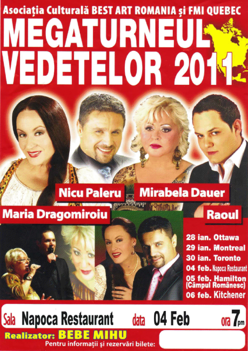 Megaturneul Vedetelor 2011 (Napoca, Mississauga)