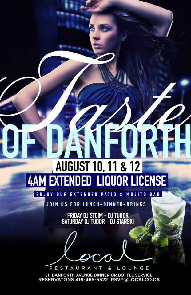 TASTE OF DANFORTH featuring DJ TUDOR at THE LOCAL COMPANY | AUG 10-11 | 4AM