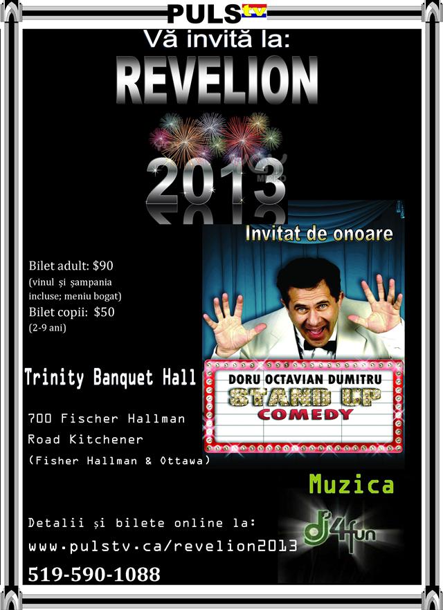 Revelion 2013 – PULStv @ Trinity Banquet Hall, Kitchener