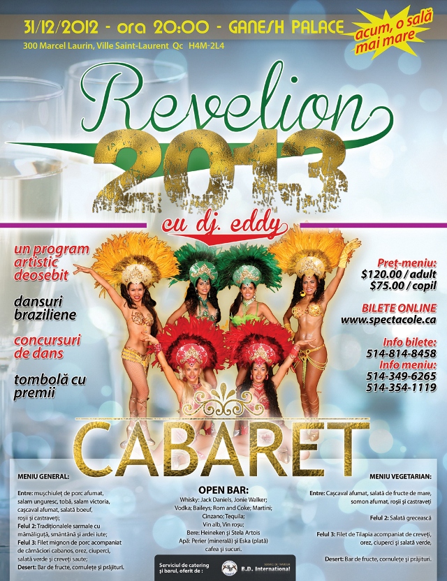 Revelion 2013 – Cabaret @ Ganesh Palace, Montreal