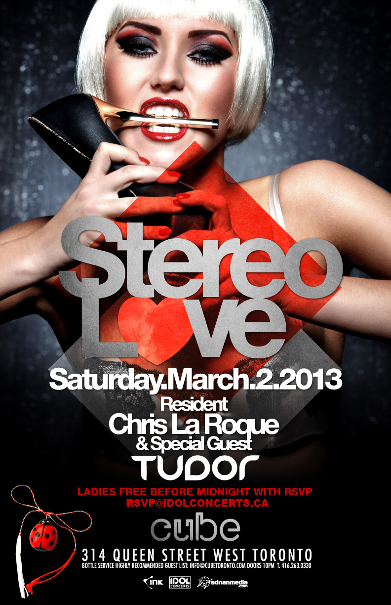 Martisor – STEREO LOVE featuring DJ TUDOR @ CUBE, Toronto