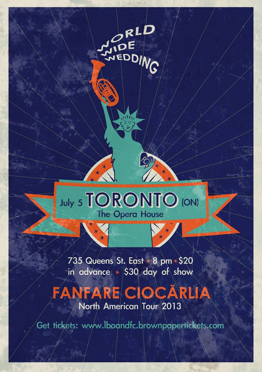 Lemon Bucket Orkestra welcomes Fanfare Ciocarlia @ The Opera House, Toronto | JUL 5