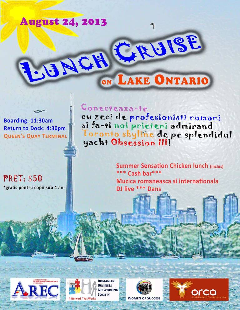 Romanian Lunch Cruise on Lake Ontario