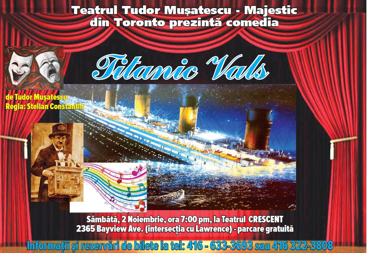 Titanic Vals de Tudor Musatescu (Toronto) | NOV 2