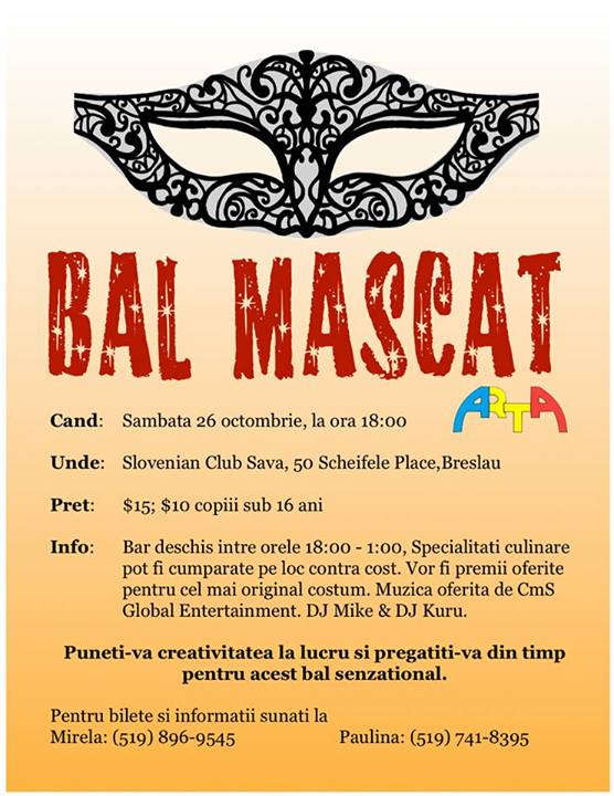 ARTA Bal Mascat 2013 @ Slovenian Club Sava, Breslau